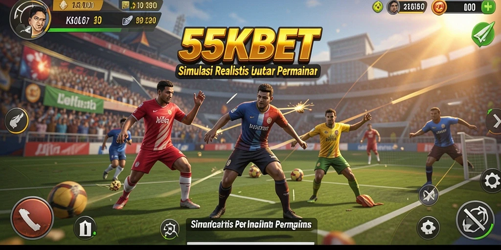 Tampilan gameplay 55KBET yang menakjubkan dan interaktif.