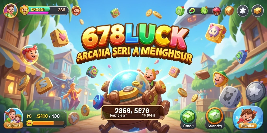 Gameplay seru dalam 678LUCK yang penuh warna dan tantangan.