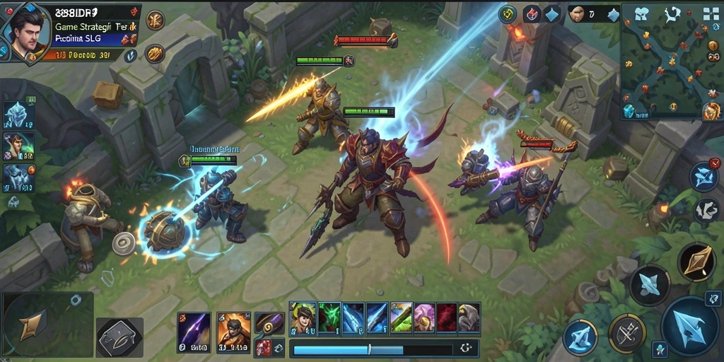 Tampilan menarik gameplay <strong>888IDR</strong> dengan pertempuran strategi.