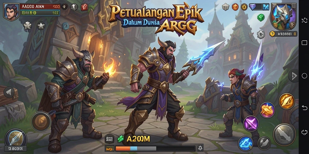 Tampilan aksi mendebarkan dalam game A200M yang penuh tantangan.