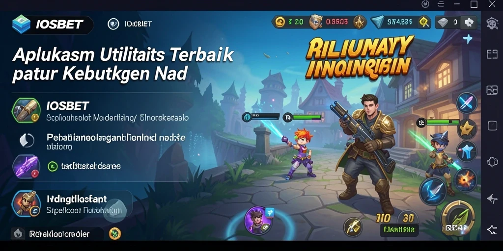 Tampilan antarmuka utama IOSBET yang intuitif dan menarik.
