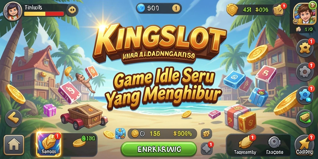 Gameplay KINGSLOT yang seru dan santai.