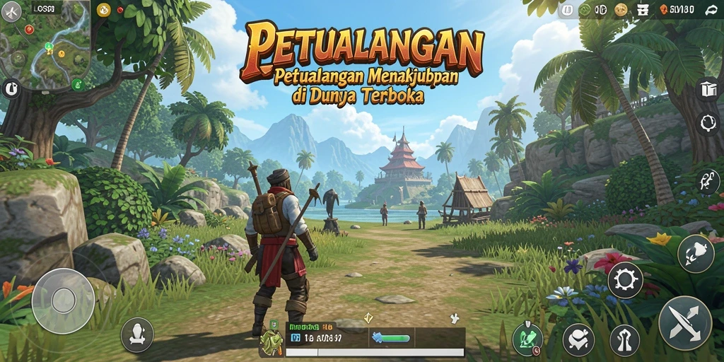 Tampilan menarik dari gameplay Open World di LOS303.