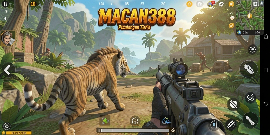 Tampilan gameplay seru di MACAN388 dengan aksi tembak-menembak intens.