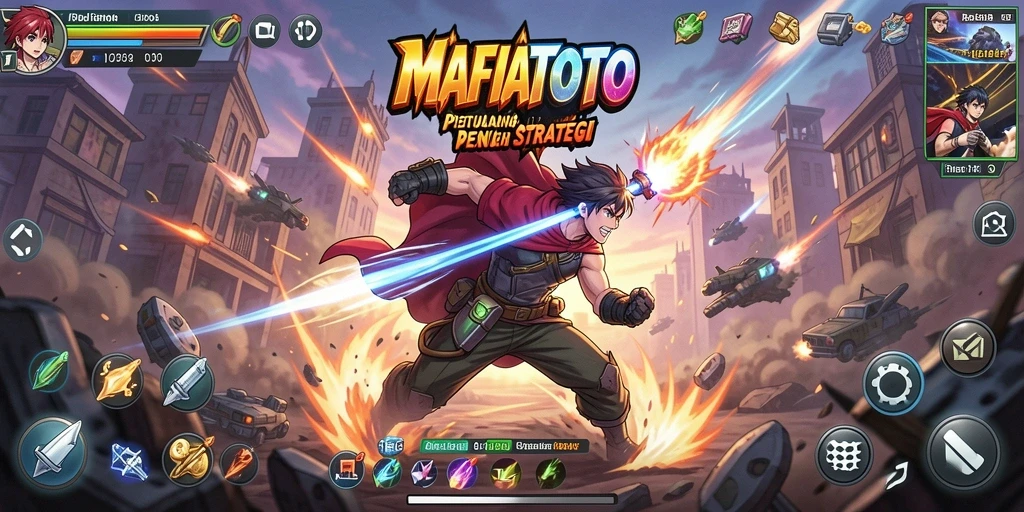 Tangkapan layar MAFIATOTO menampilkan aksi seru dalam dunia anime.