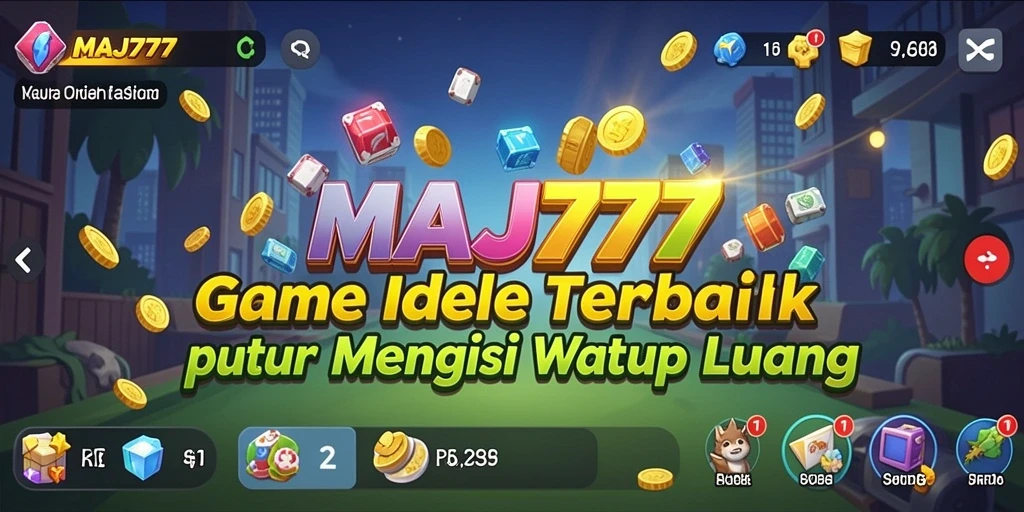 Tampilan gameplay MAJ777 yang menarik dengan elemen Idle.