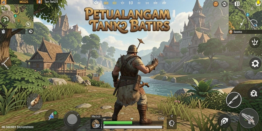 Tampilan gameplay MG525 menampilkan petualangan seru di dunia terbuka.