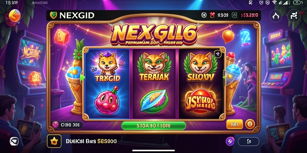 Screenshot dari gameplay NEXGID menampilkan keseruan bermain Slot.