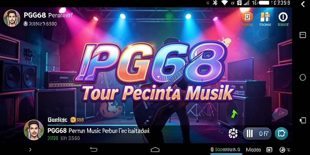 Gameplay menarik PGG68 dengan musik yang menghibur.