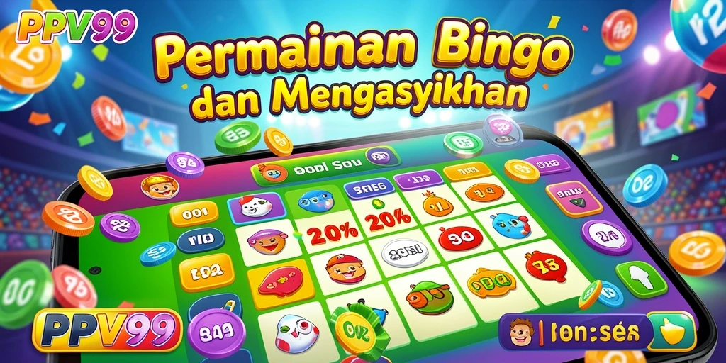 Tampilan gameplay Bingo yang seru dan menarik di PPV99.