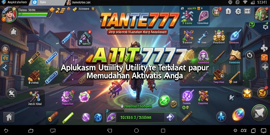 Tampilan antarmuka TANTE777 yang sederhana dan fungsional.