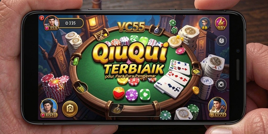 Tampilan menarik saat bermain QiuQiu di VC55.