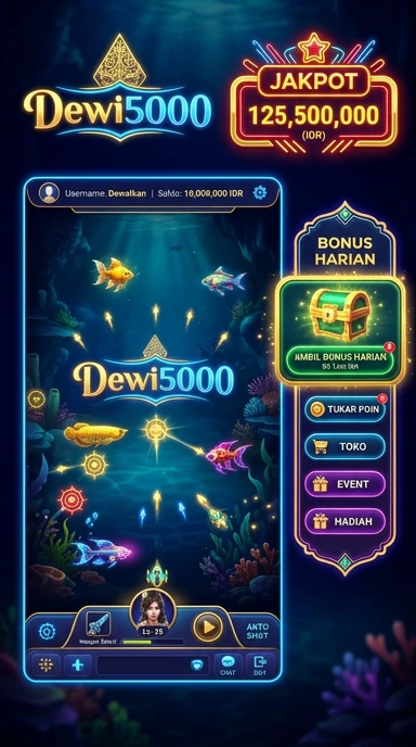 Pengguna menikmati kemudahan akses aplikasi di platform dewi5000.